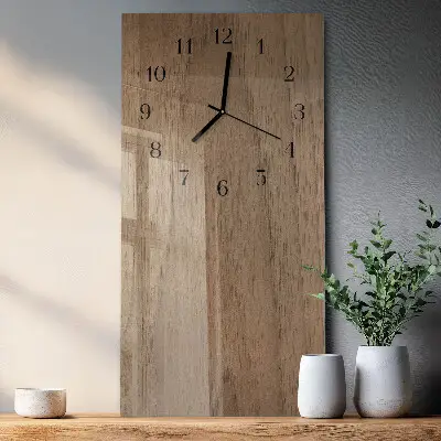 Rechthoekige glas klok verticaal Tafel