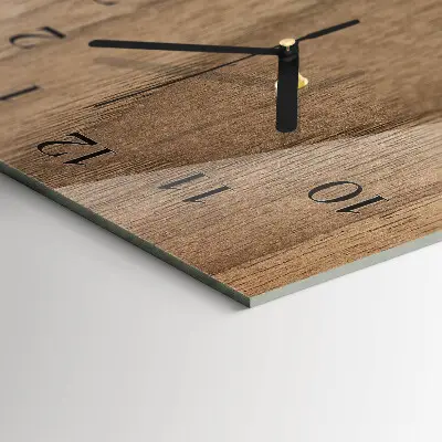 Rechthoekige glas klok verticaal Tafel