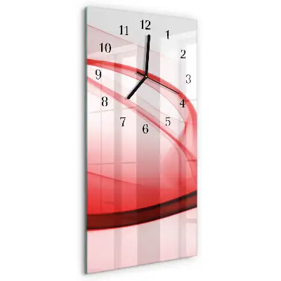 Glazen klok verticaal Abstracte lijnen