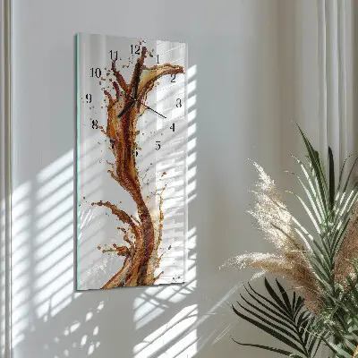 Glazen klok verticaal Water
