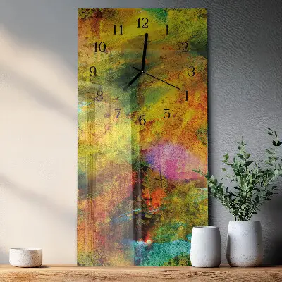 Decoratieve glazen klok verticaal Chaos