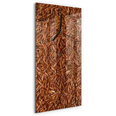 Decoratieve glazen klok verticaal Rijst