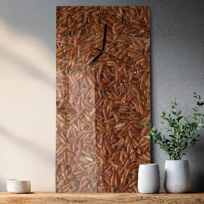 Decoratieve glazen klok verticaal Rijst