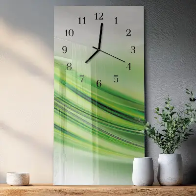 Glazen klok verticaal Abstracte kunst