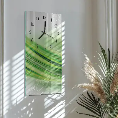 Glazen klok verticaal Abstracte kunst