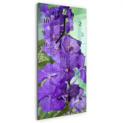 Rechthoekige glas klok verticaal Bloemen