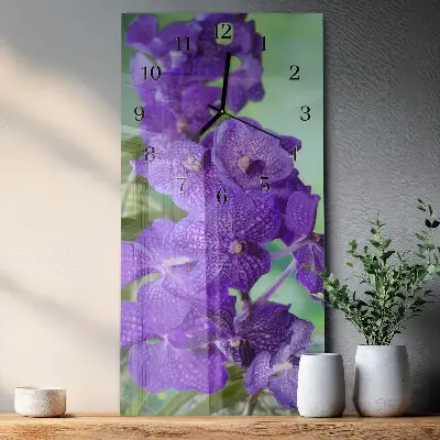 Rechthoekige glas klok verticaal Bloemen