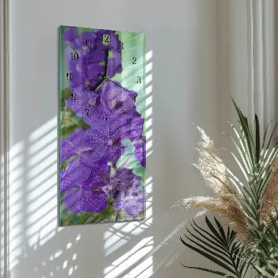 Rechthoekige glas klok verticaal Bloemen