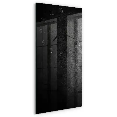 Decoratieve glazen klok verticaal Bord