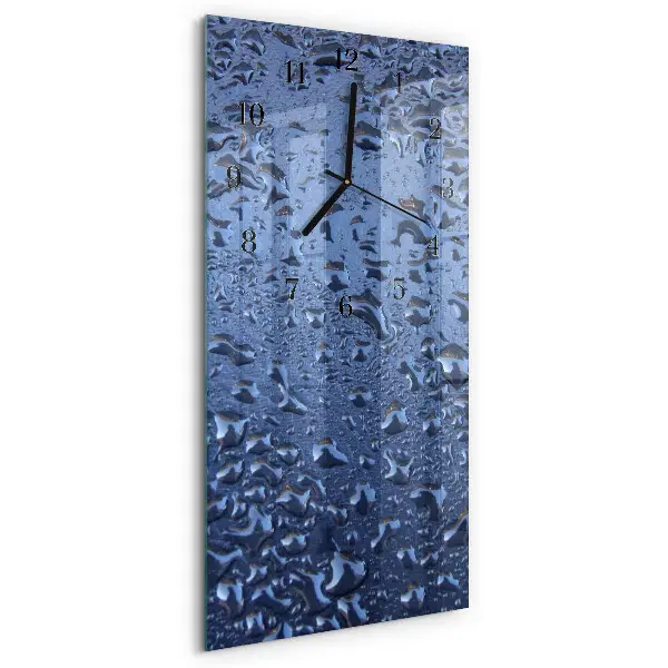 Rechthoekige glas klok verticaal Nat glas