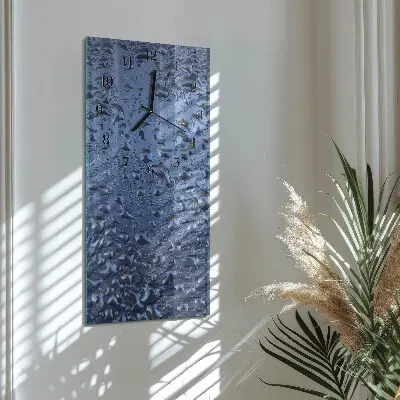 Rechthoekige glas klok verticaal Nat glas