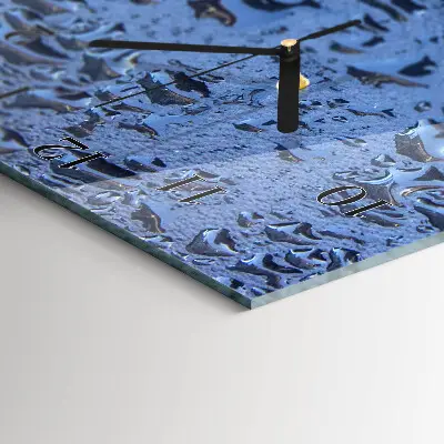 Rechthoekige glas klok verticaal Nat glas