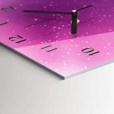 Decoratieve glazen klok verticaal Verschijning