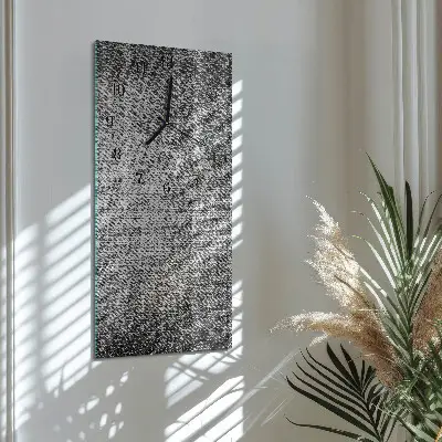 Glazen klok verticaal Materiaal