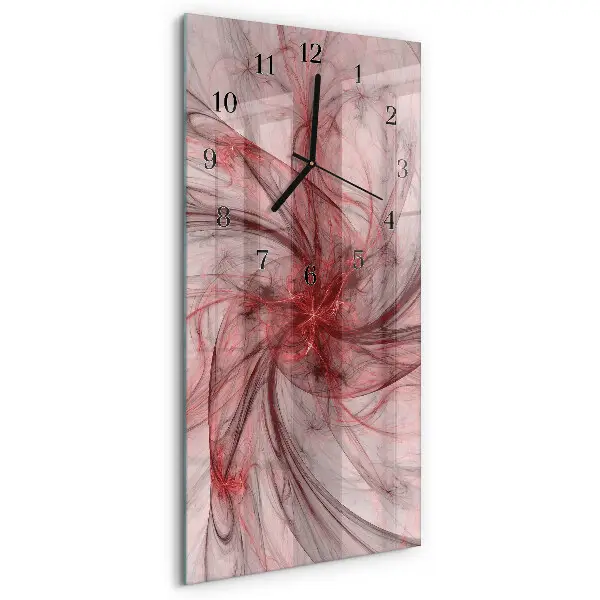 Glazen klok verticaal Abstractie