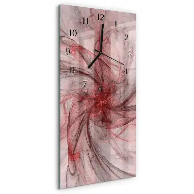 Glazen klok verticaal Abstractie