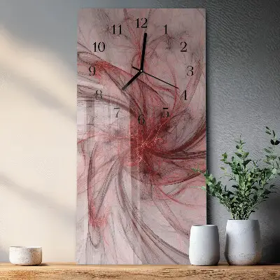 Glazen klok verticaal Abstractie