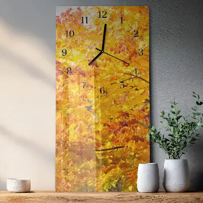 Rechthoekige glas klok verticaal Boom