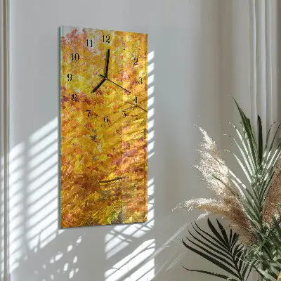 Rechthoekige glas klok verticaal Boom