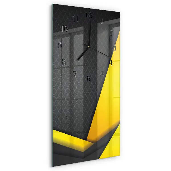 Glazen klok verticaal Abstractie