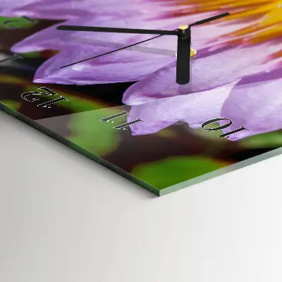 Rechthoekige glas klok verticaal Lelie