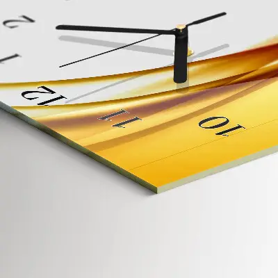 Decoratieve glazen klok verticaal Patroon