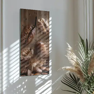 Rechthoekige glas klok verticaal Bonen