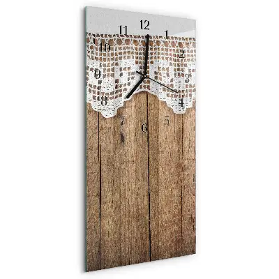 Decoratieve glazen klok verticaal Tafel
