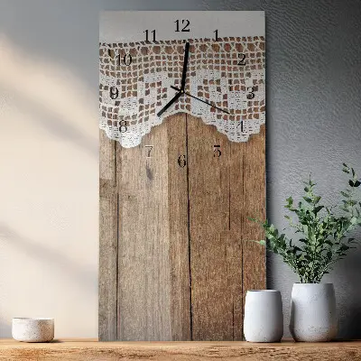 Decoratieve glazen klok verticaal Tafel
