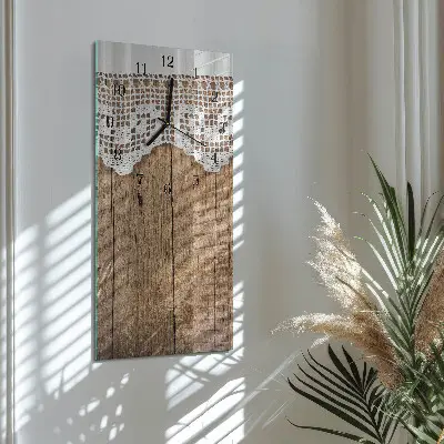 Decoratieve glazen klok verticaal Tafel