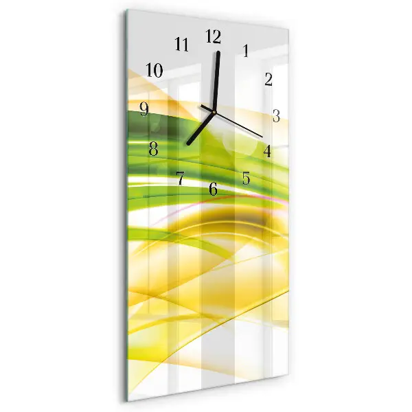 Glazen klok verticaal Abstractie