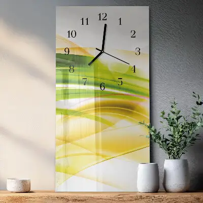 Glazen klok verticaal Abstractie