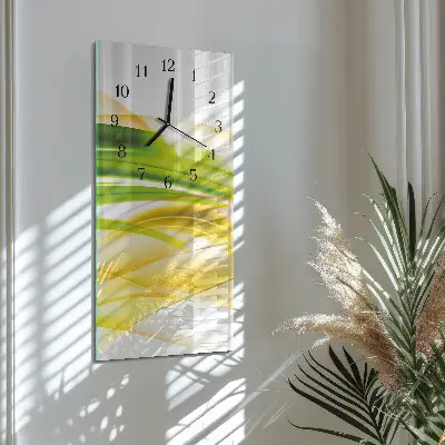 Glazen klok verticaal Abstractie