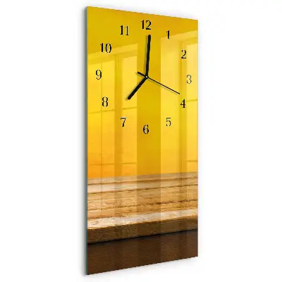 Rechthoekige glas klok verticaal Tafel