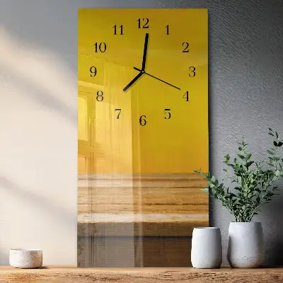 Rechthoekige glas klok verticaal Tafel