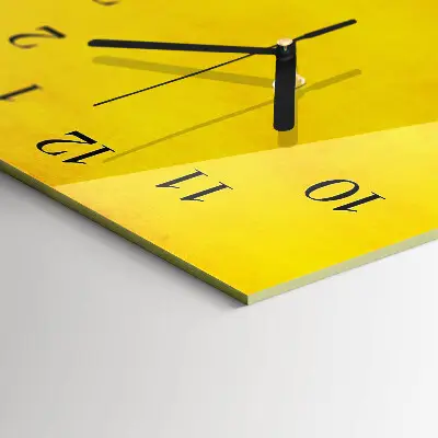 Rechthoekige glas klok verticaal Tafel