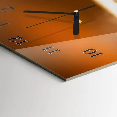 Decoratieve glazen klok verticaal Koffiebonen