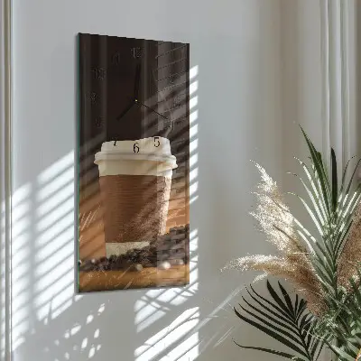 Decoratieve glazen klok verticaal Mok