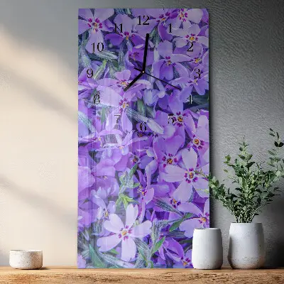 Rechthoekige glas klok verticaal Bloemen