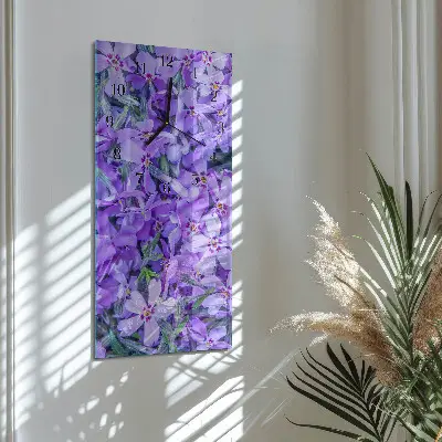 Rechthoekige glas klok verticaal Bloemen