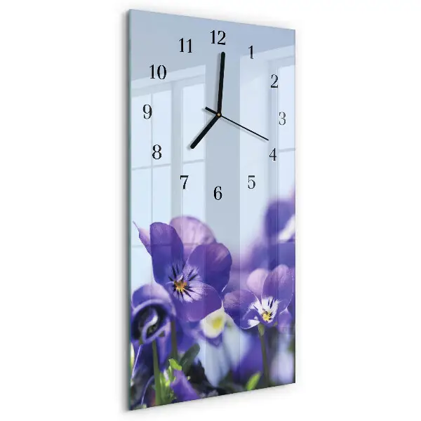 Rechthoekige glas klok verticaal Bloemen