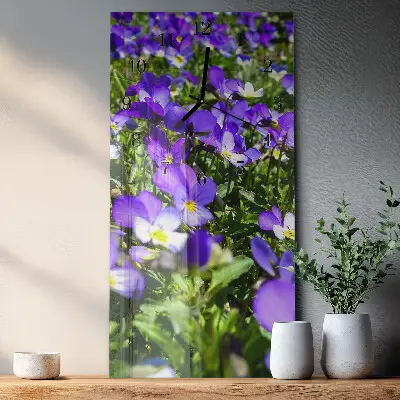 Rechthoekige glas klok verticaal Sleutelbloemen