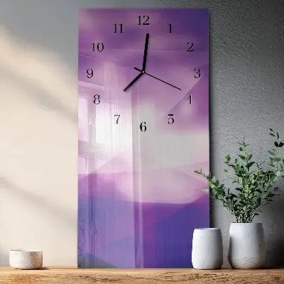 Glazen klok verticaal Patroon