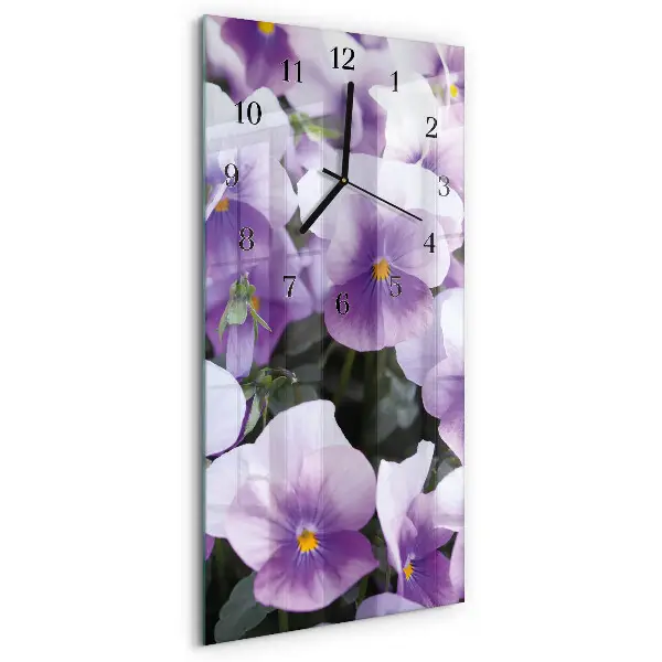 Rechthoekige glas klok verticaal Bloemen