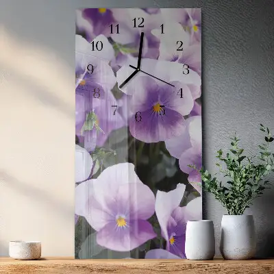 Rechthoekige glas klok verticaal Bloemen