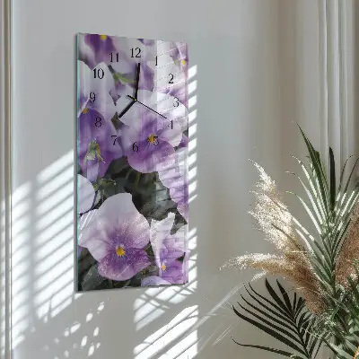 Rechthoekige glas klok verticaal Bloemen