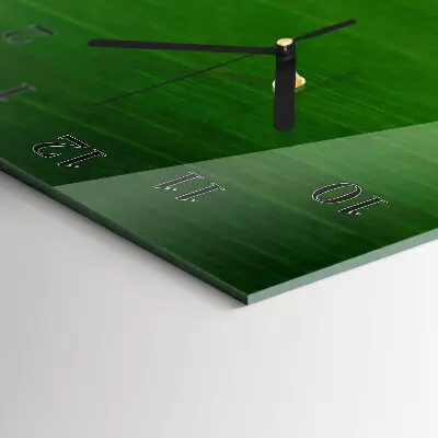 Decoratieve glazen klok verticaal Patroon