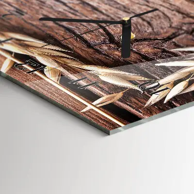 Rechthoekige glas klok verticaal Graantabel