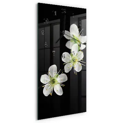 Rechthoekige glas klok verticaal Bloemen