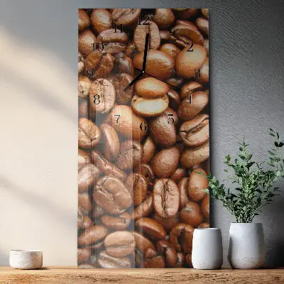 Rechthoekige glas klok verticaal Koffiebonen